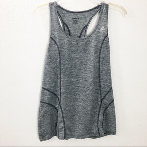 Reebok Gray Racerback Tank Top Size M